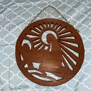 Round Wood Jesus & Mary Wall Art: A Great Christmas or Year-Round Accent Piece